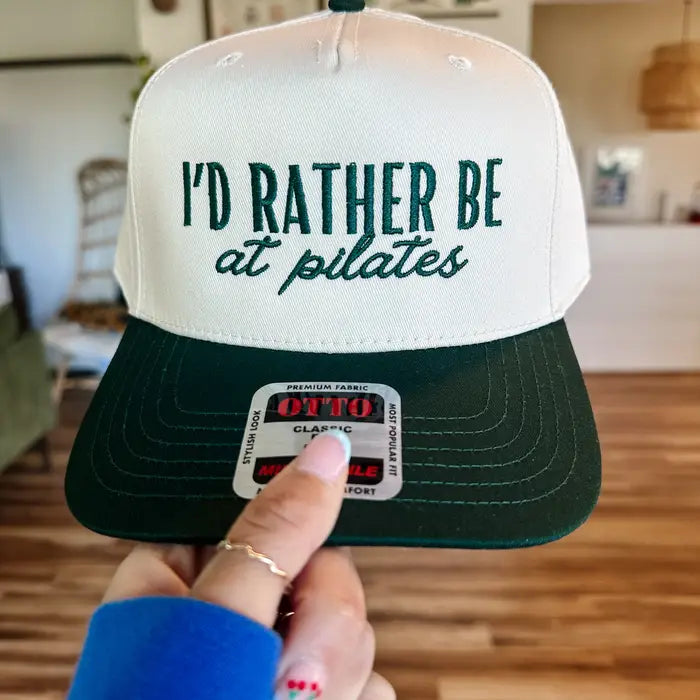 I'D Rather Be At Pilates Hat