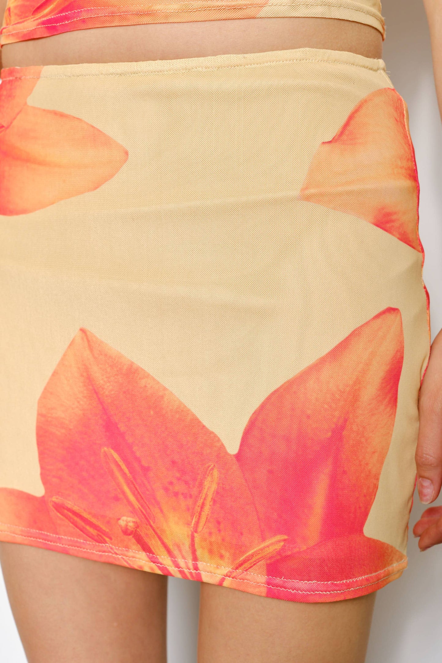 Aloha Bloom Mini Skirt