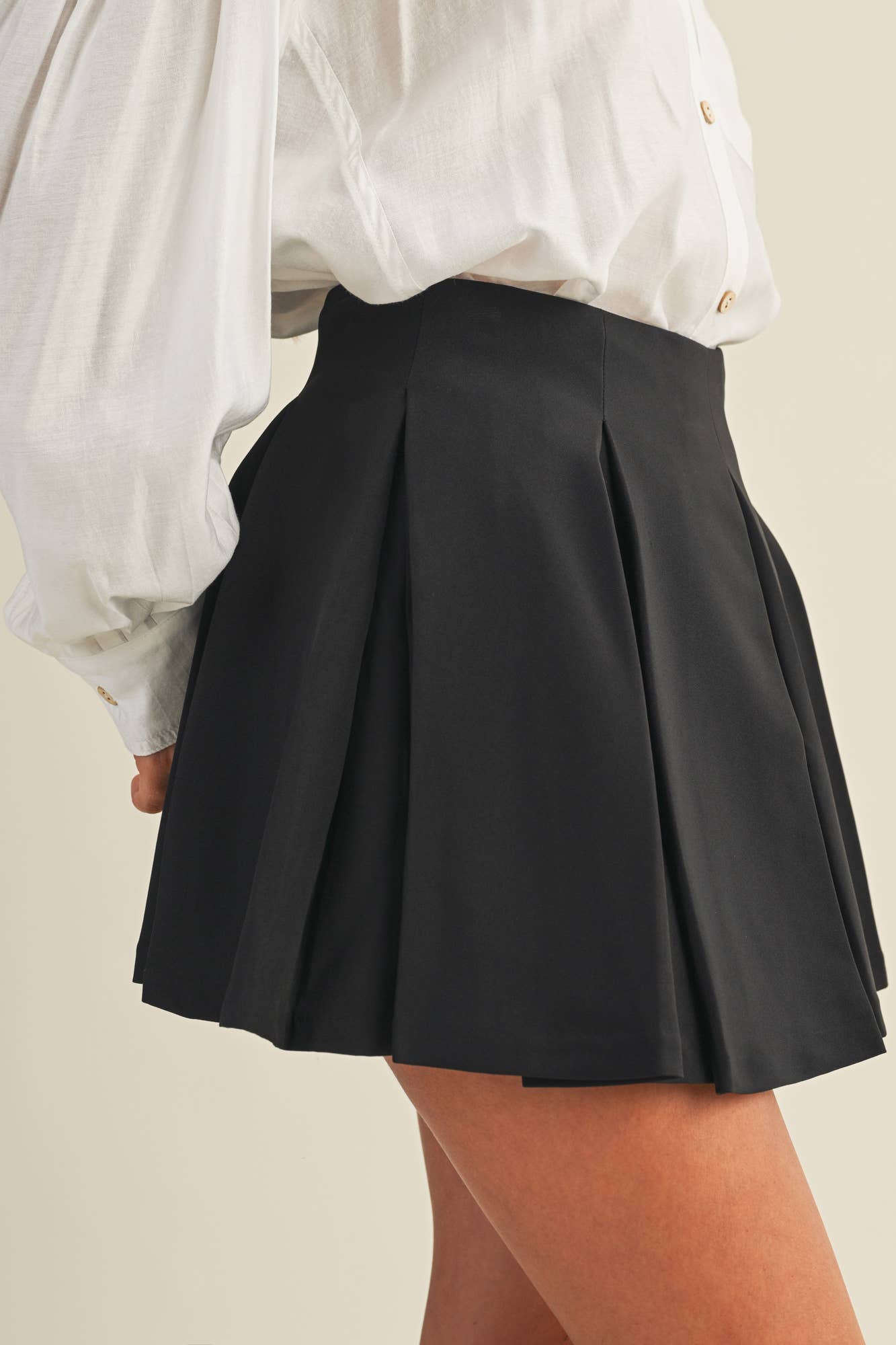 No Rules Pleated Skirt