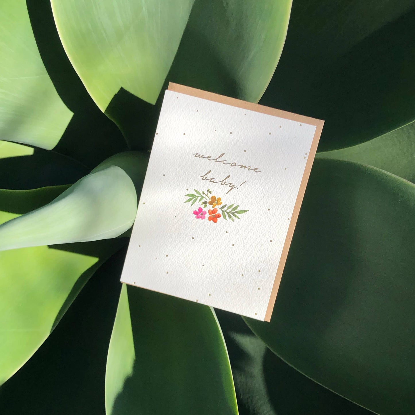 Welcome Baby Greeting Card | New Mom Baby Card