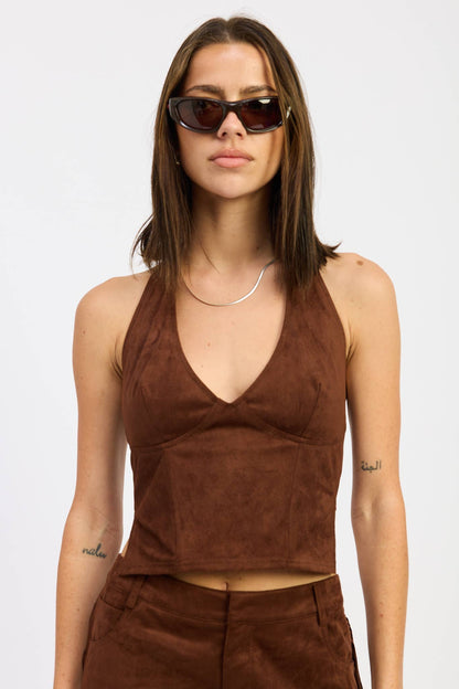 Told you so halter top