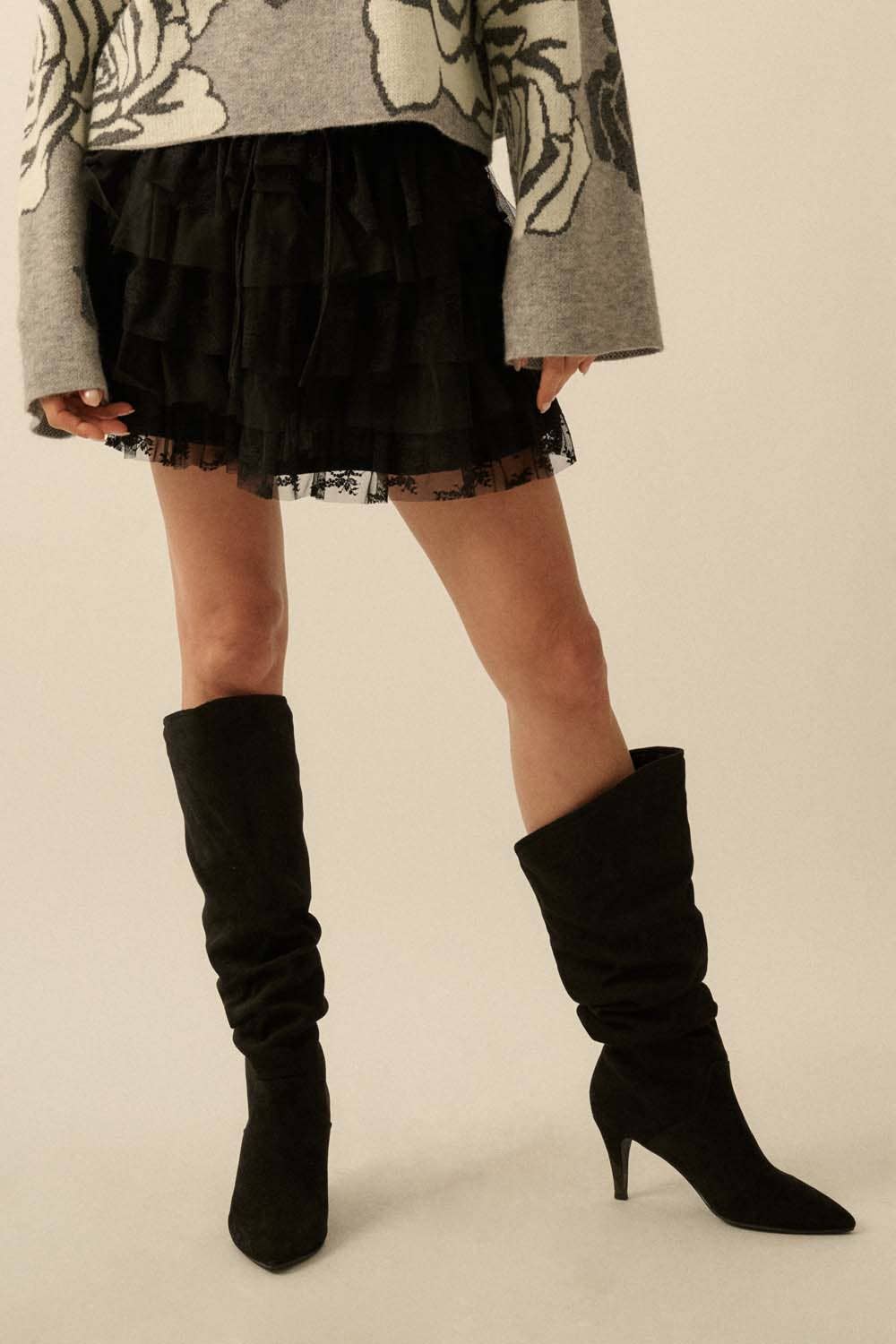 Fleur Ruffle Mini Skirt