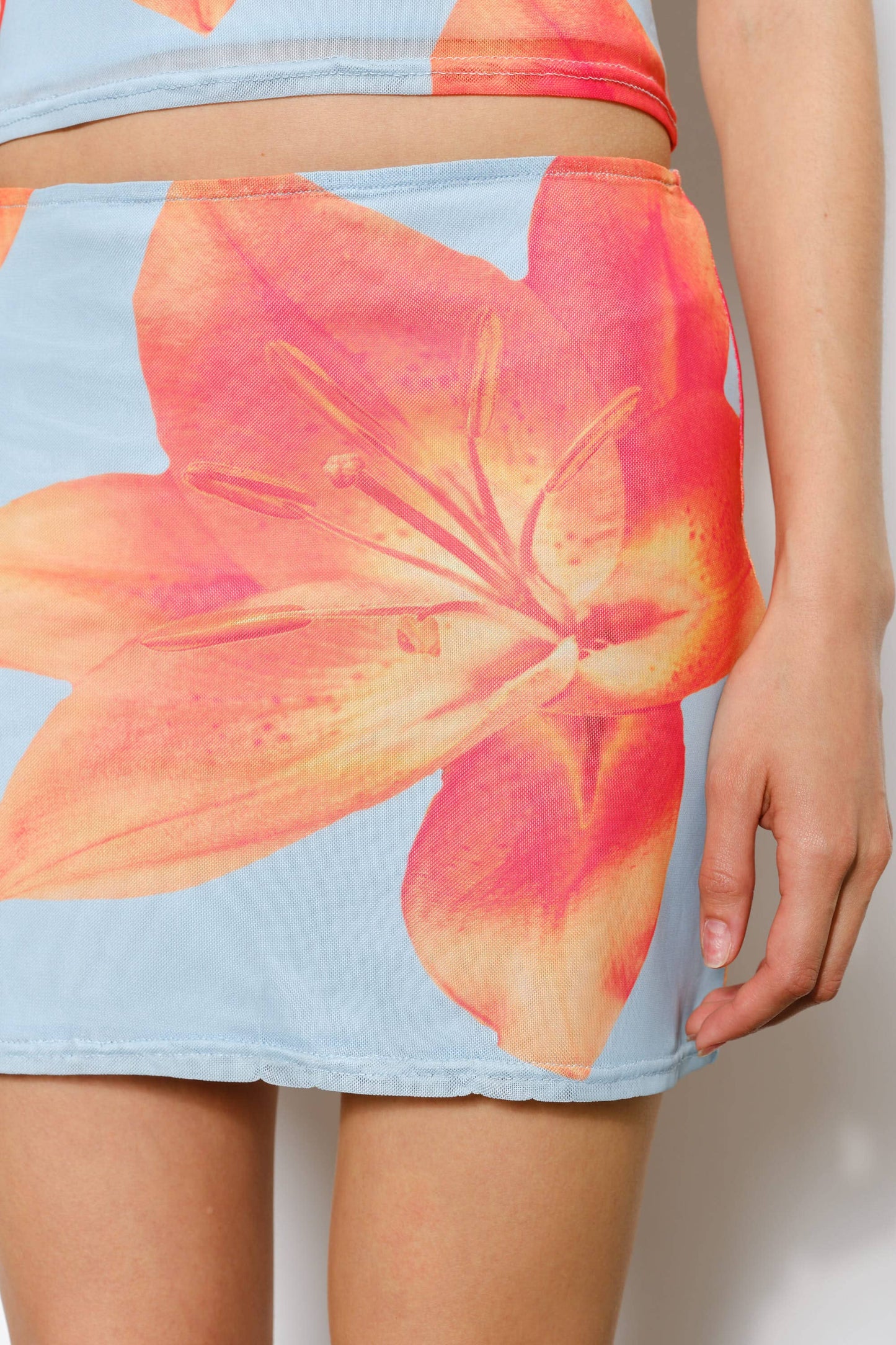 Aloha Bloom Mini Skirt