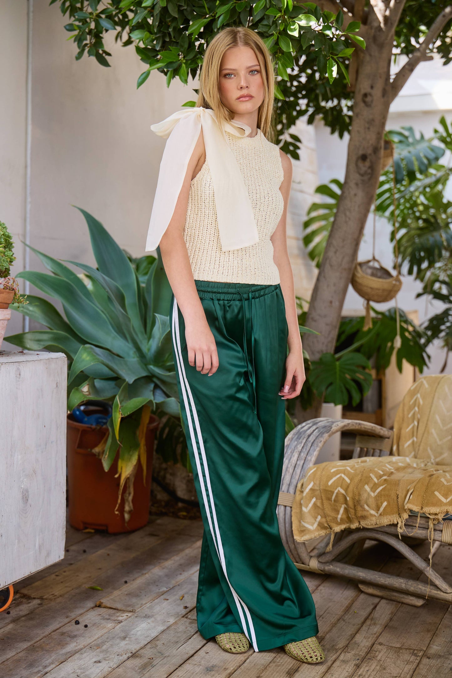 Satin Flame Pants
