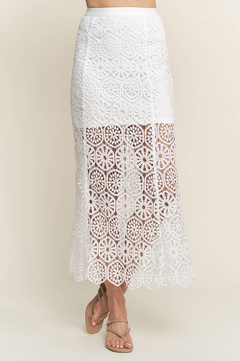Sunlace Midi Skirt