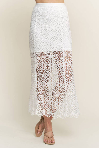 Sunlace Midi Skirt