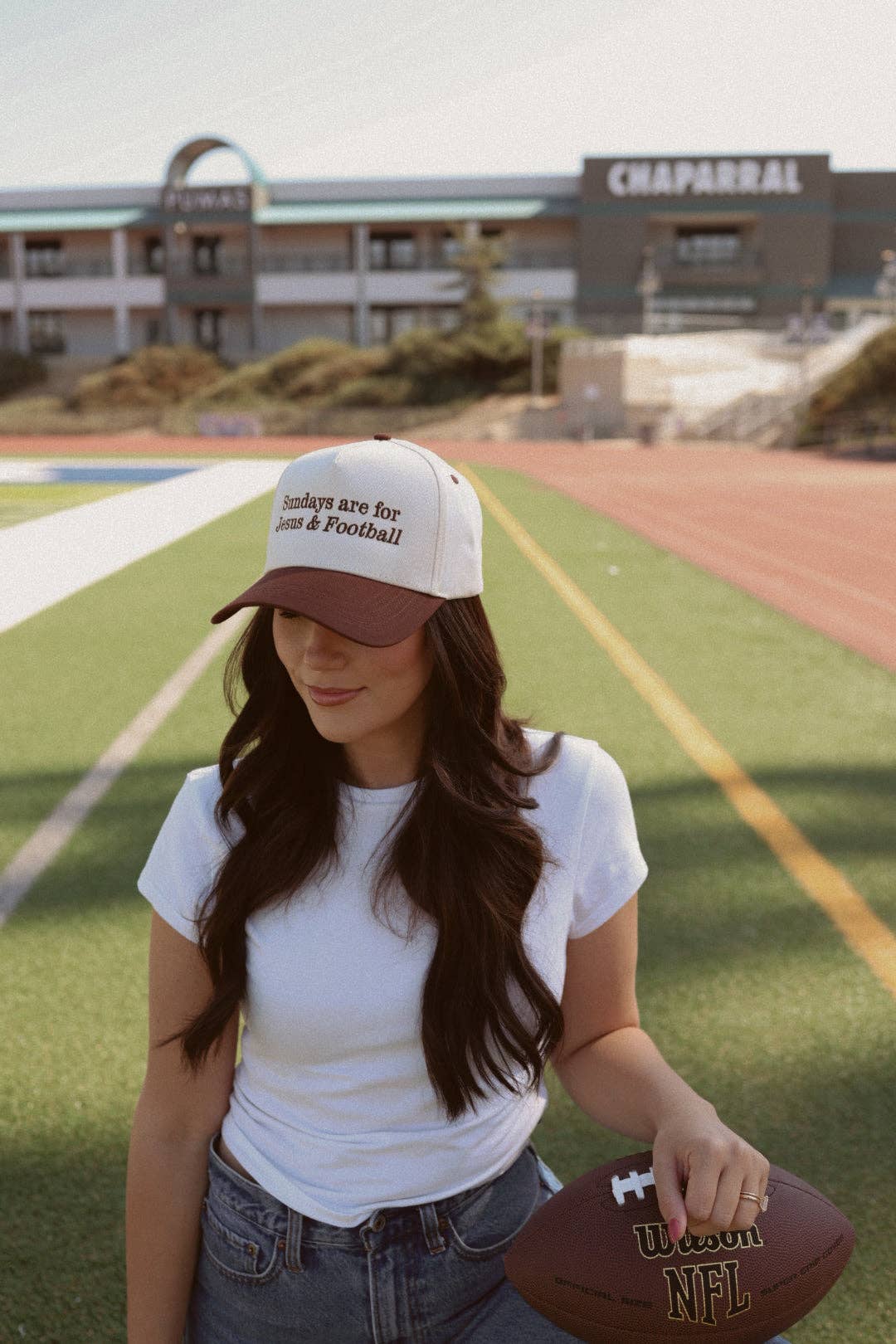 Jesus and Football Hat