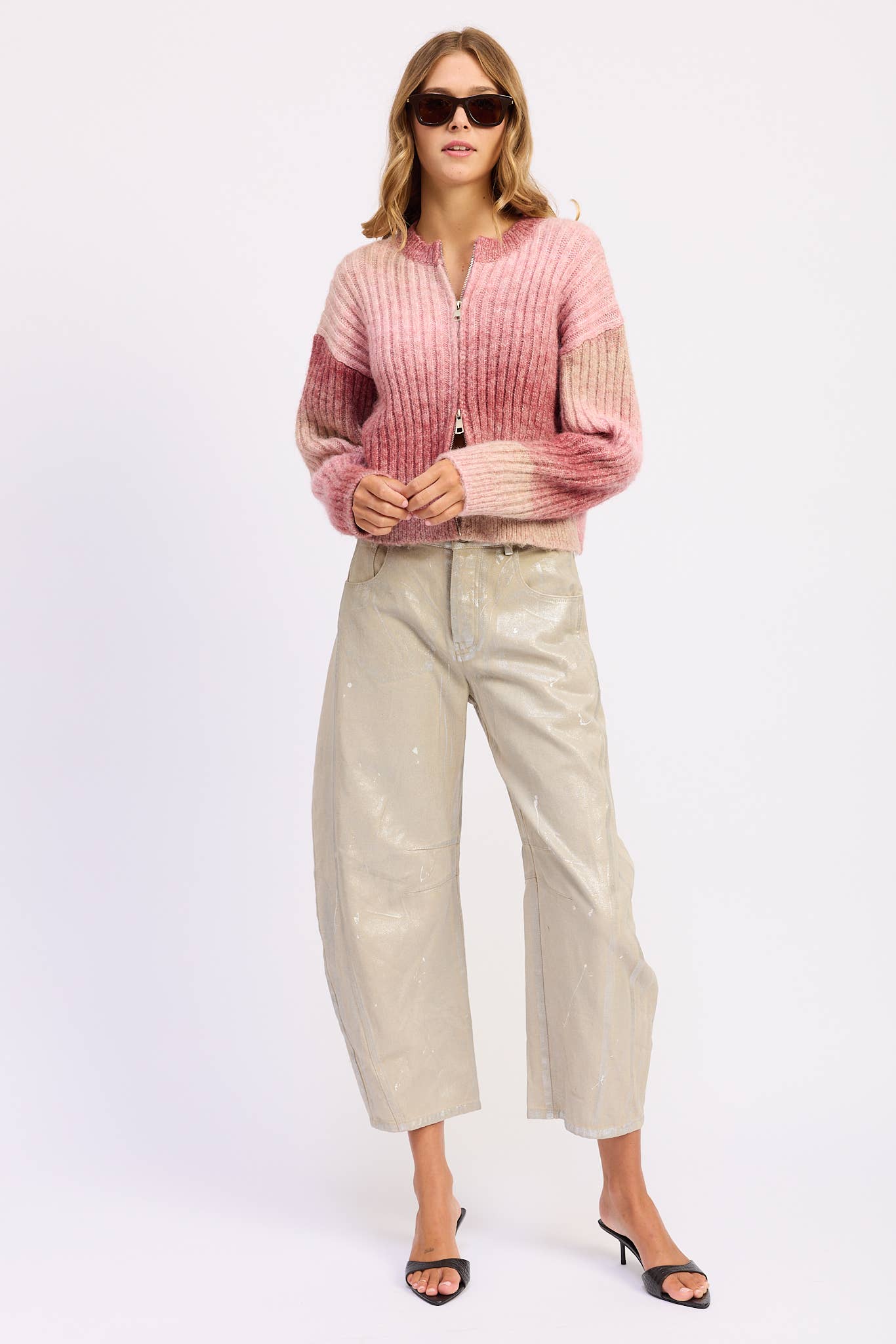 Dusty Rose Cardigan