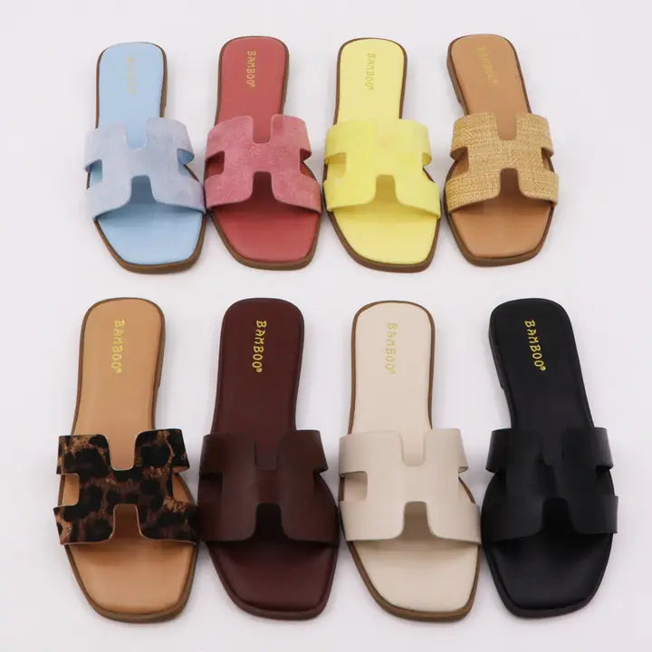 Bamboo Cutout Sandal