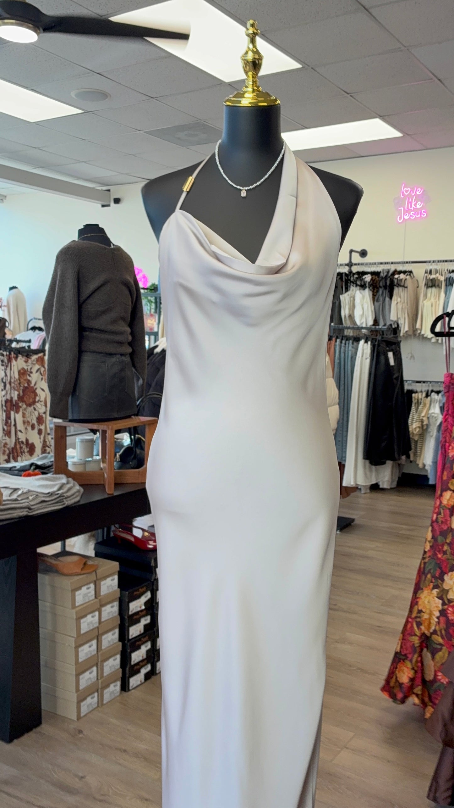 Soft Serenity Midi Dress