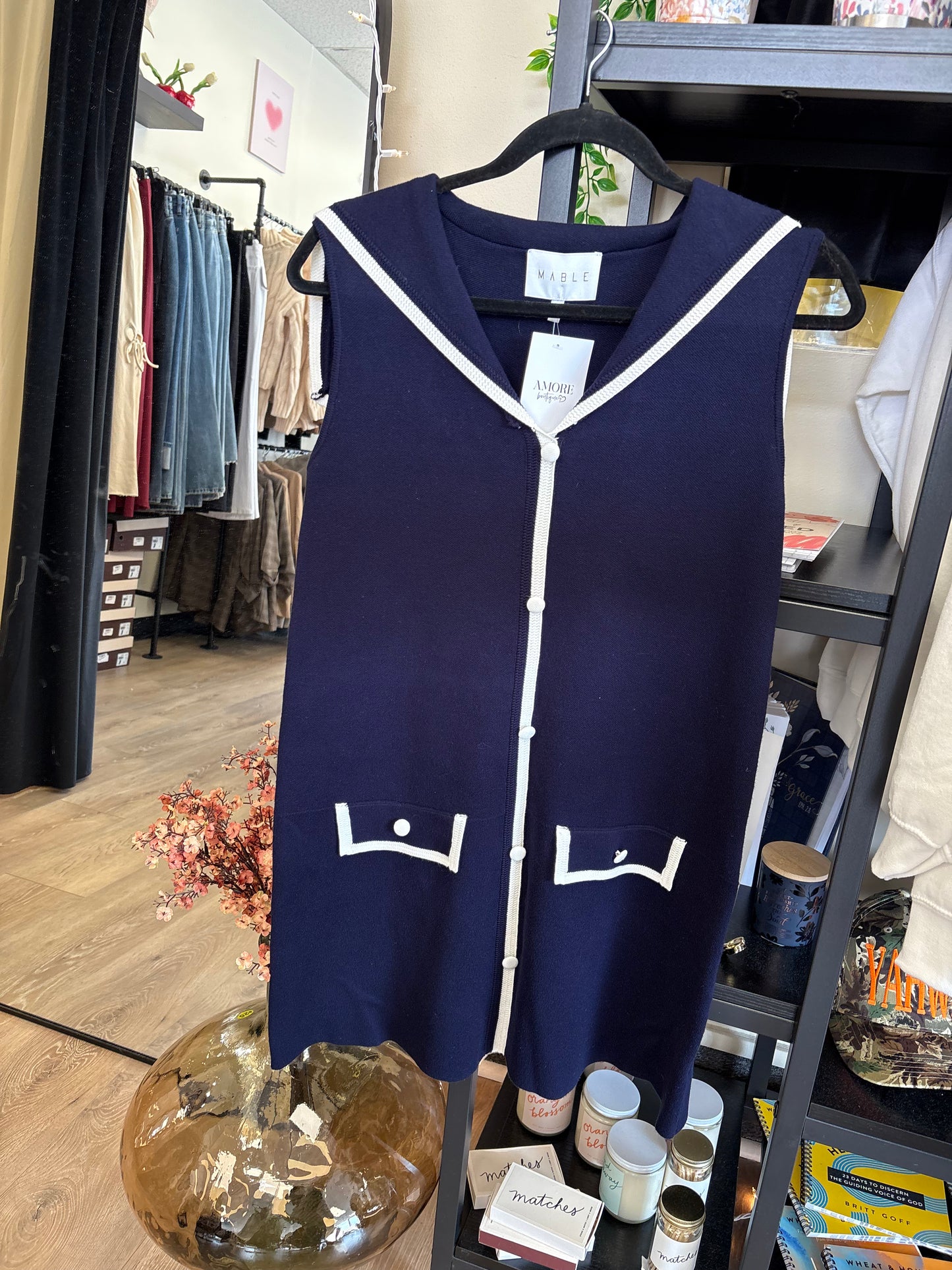 Sailor Me Mini Dress