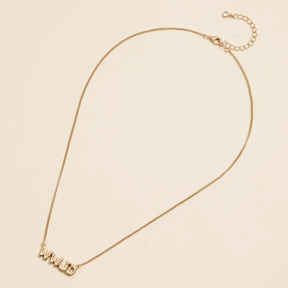 What would Jesus Do Necklace