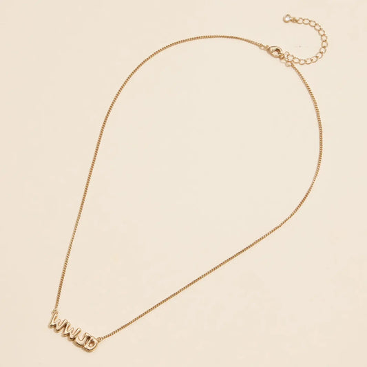 What would Jesus Do Necklace