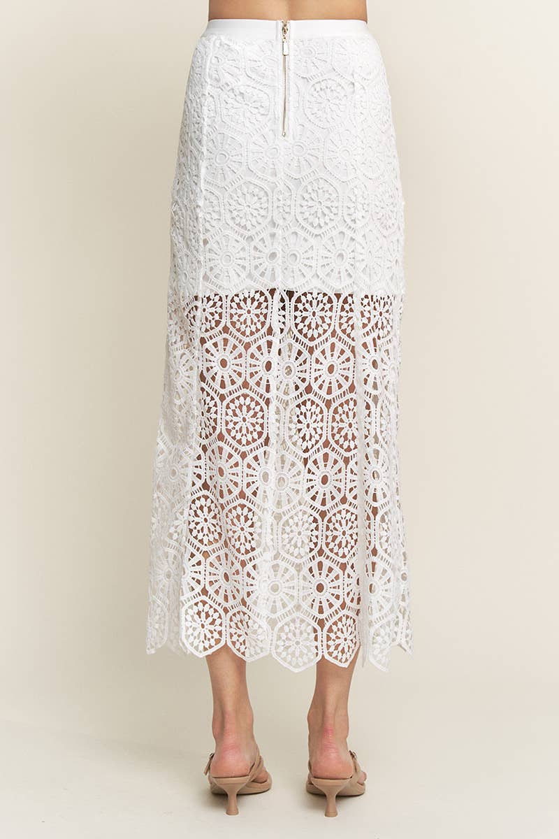 Sunlace Midi Skirt