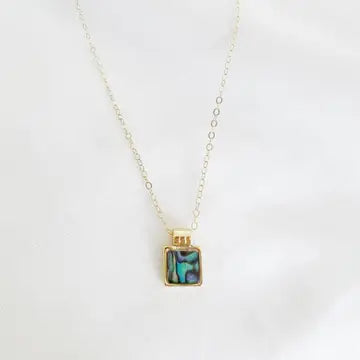 Aloha Abalone Shell Beach Gold Filled Necklace