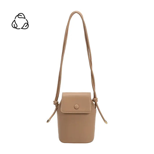 Abigail Nude Recycled Vegan Crossbody Bag