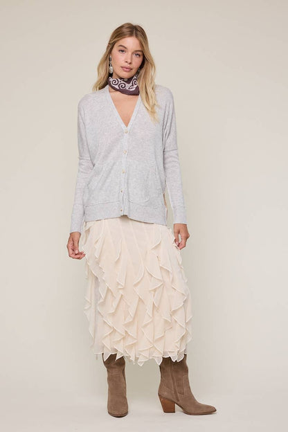 Ruffle Romance Midi Skirt