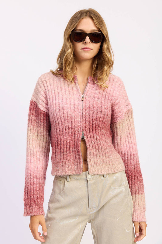 Dusty Rose Cardigan