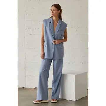 Sasha Sleeveless Blazer Vest