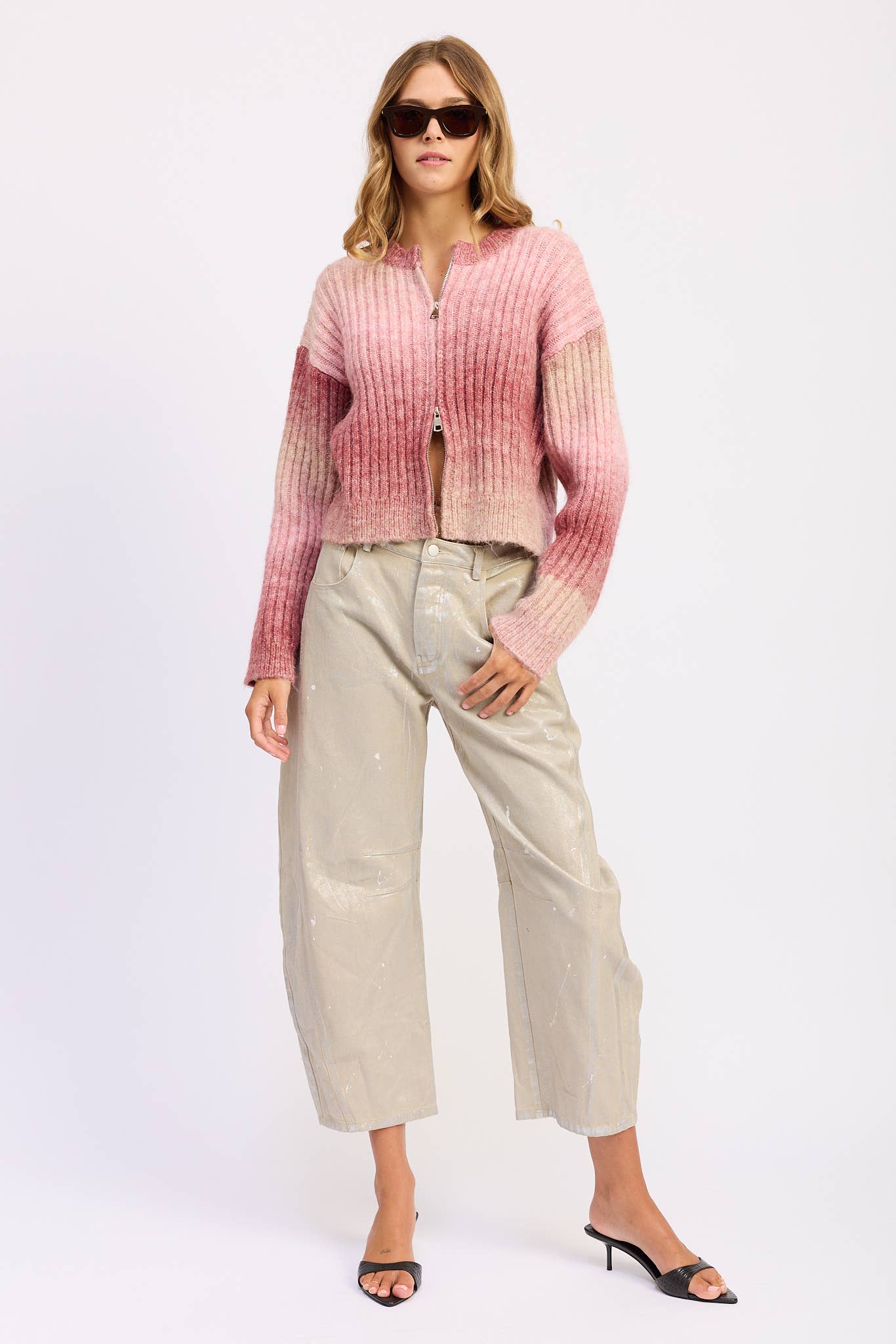 Dusty Rose Cardigan