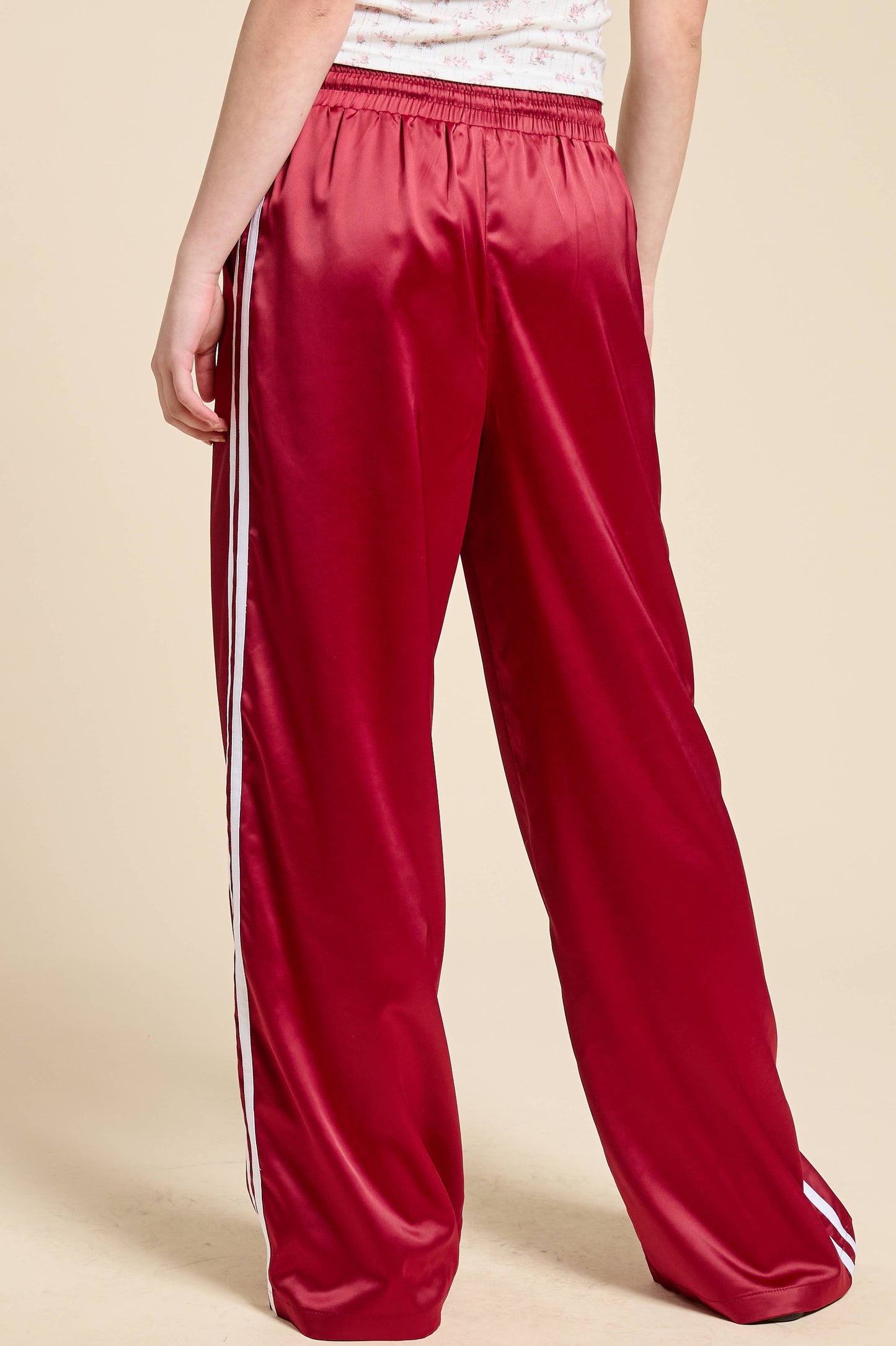 Satin Flame Pants