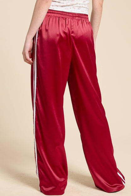Satin Flame Pants