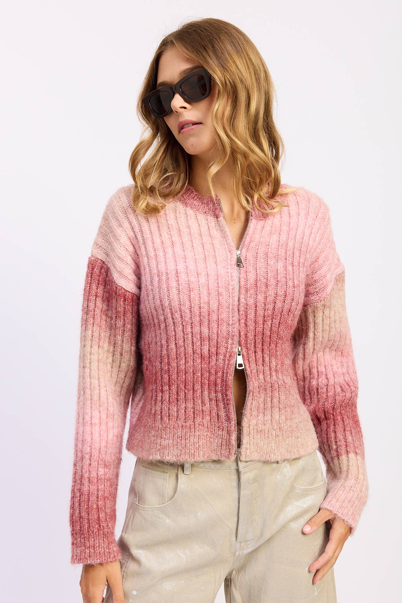 Dusty Rose Cardigan