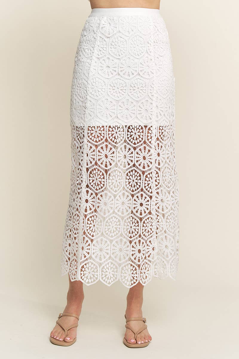 Sunlace Midi Skirt