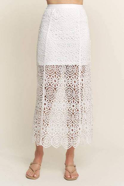 Sunlace Midi Skirt