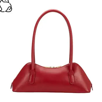 Dakota Red Vegan Shoulder Bag