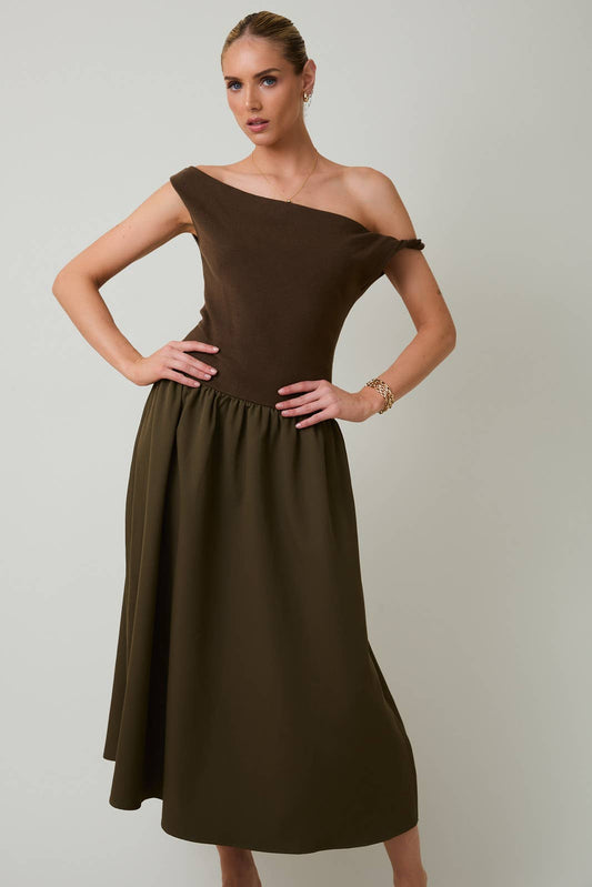 Enchanted Twist Midi Dress