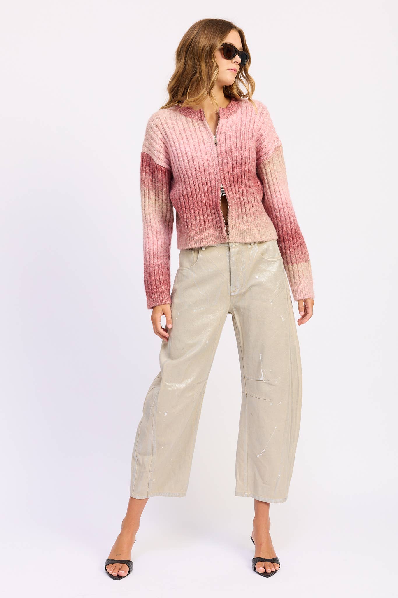 Dusty Rose Cardigan