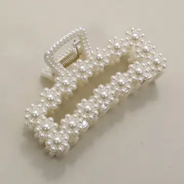 Pearl Hair Claw Clips