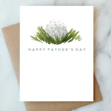 Golf Father'S Day Greeting Card