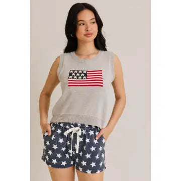 All-American Cozy Knit Top