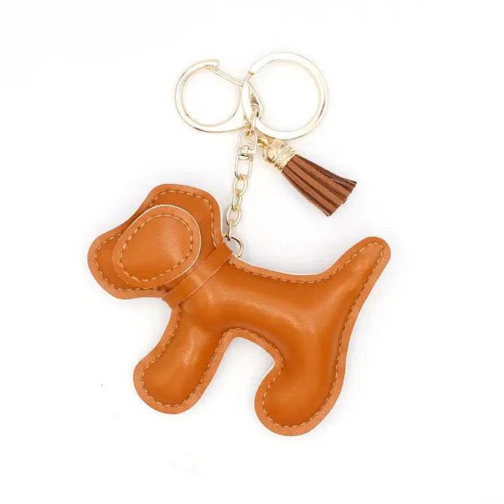 Vegan Leather Dog Bag Charm