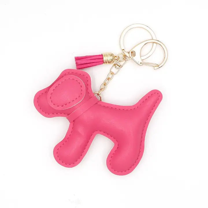 Vegan Leather Dog Bag Charm