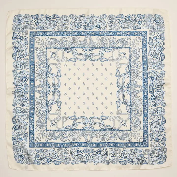 Silk Paisley Bandana