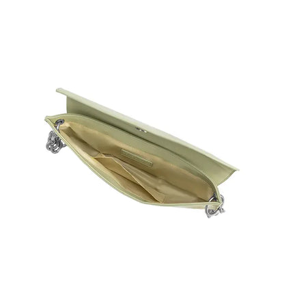 Gabrielle Pistachio Vegan Shoulder Bag