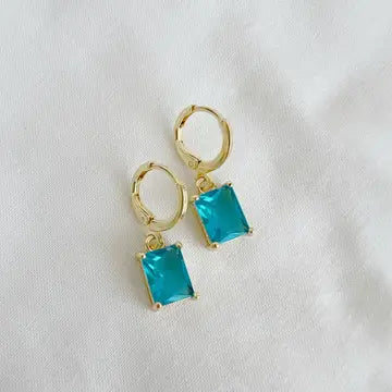 Presley Baguette Huggie Hoops
