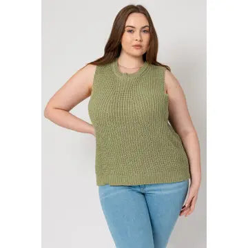 Sleeveless Knit Top