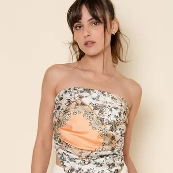 Vintage Scarf Top