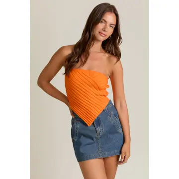 Scarf Sweater Top