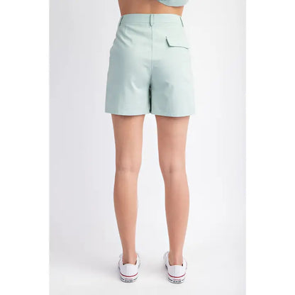 Tailored Linen Shorts