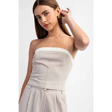 Woven Tube Top