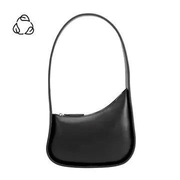 Willow Black Vegan Shoulder Bag