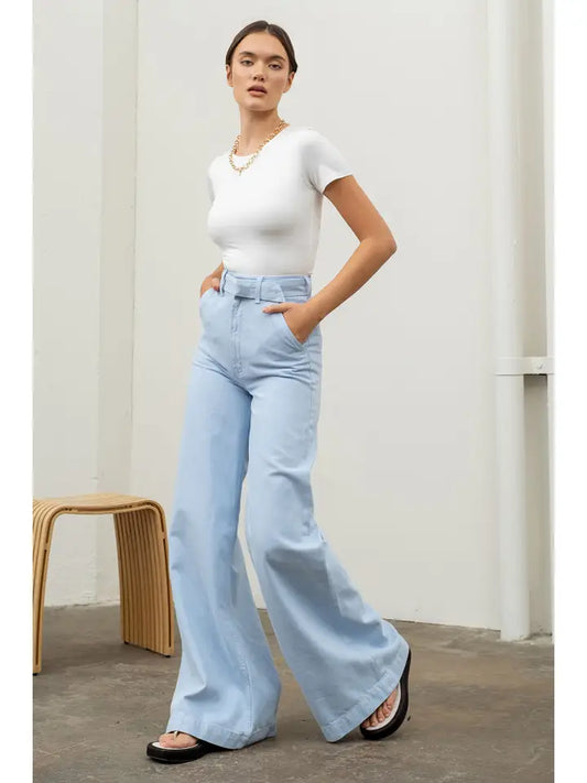 Reversible Round Neck Short Sleeve Crop Top